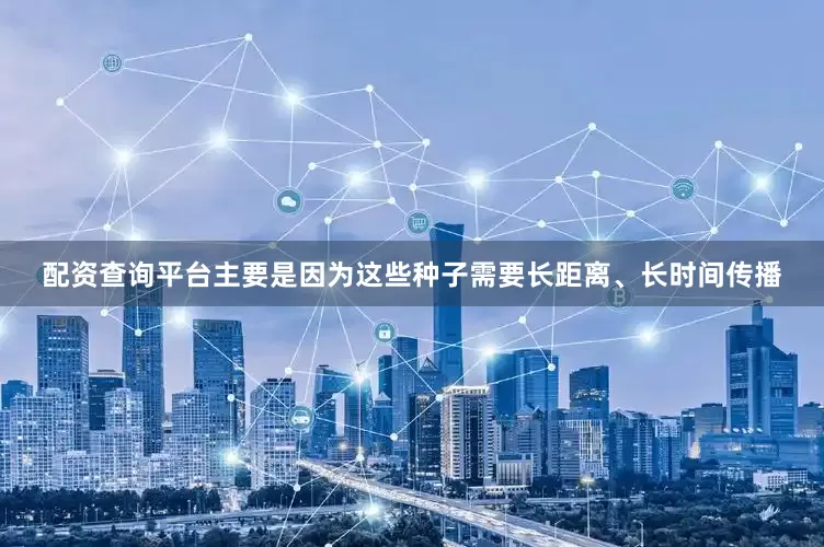 配资查询平台主要是因为这些种子需要长距离、长时间传播